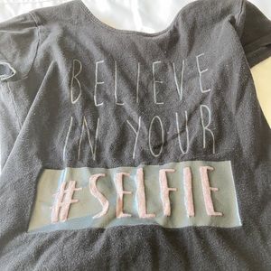 Total girl black shirt